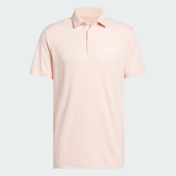 Pink Performance Solid Polo Shirt