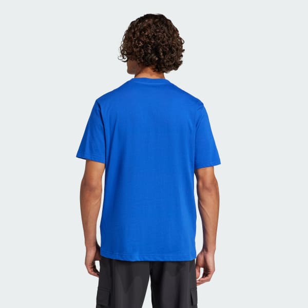 Azul Polo Tech Metallic Graphic