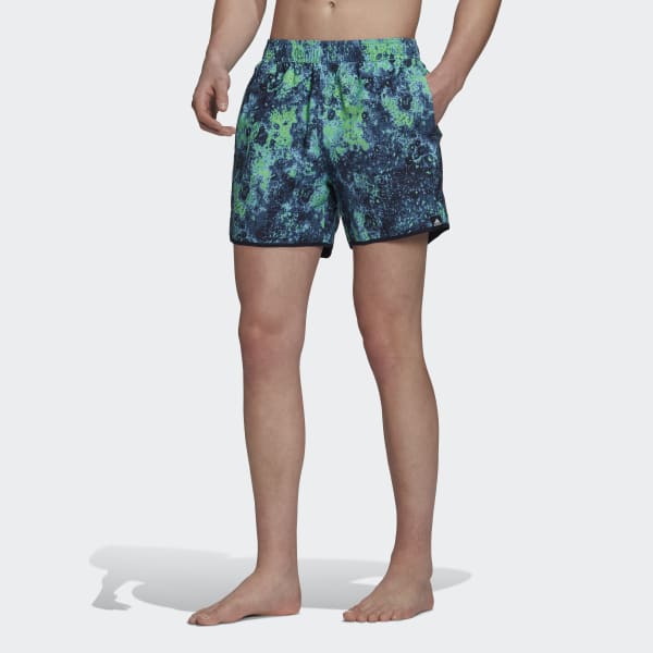 modrá Short Length Melting Salt Reversible CLX Swim Shorts L5334