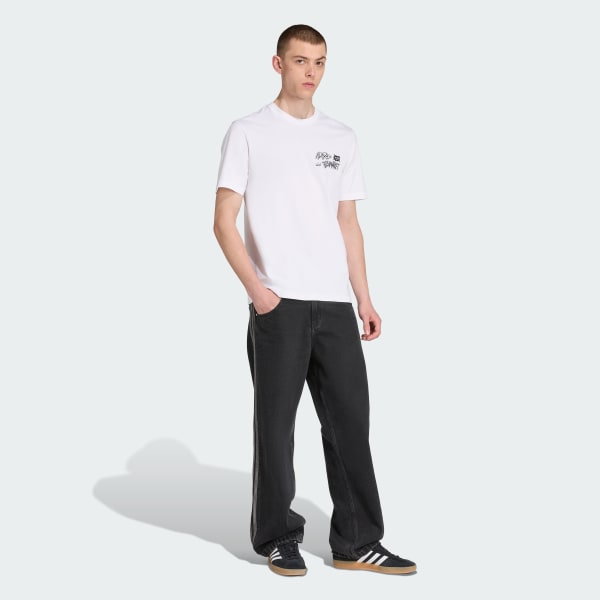 blanc T-shirt ample Trèfle Series