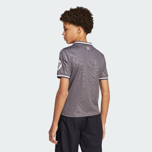 Brown Real Madrid 24/25 Third Jersey Kids