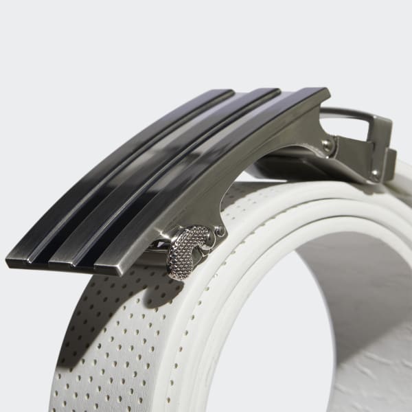 adidas 3 Stripes Polyurethane No Hole Belt White adidas Singapore