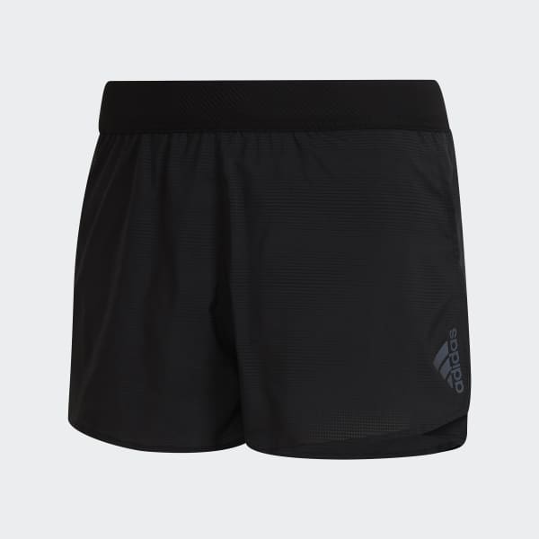 Svart Adizero Engineered Split Shorts