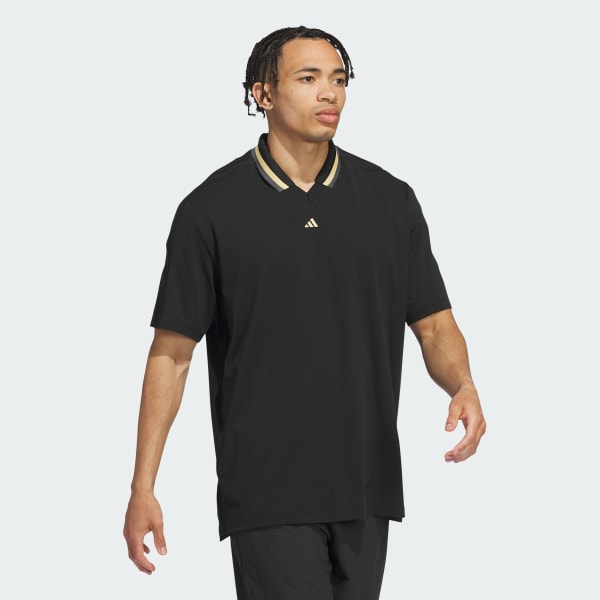 Preto Polo de Golfe Ultimate365