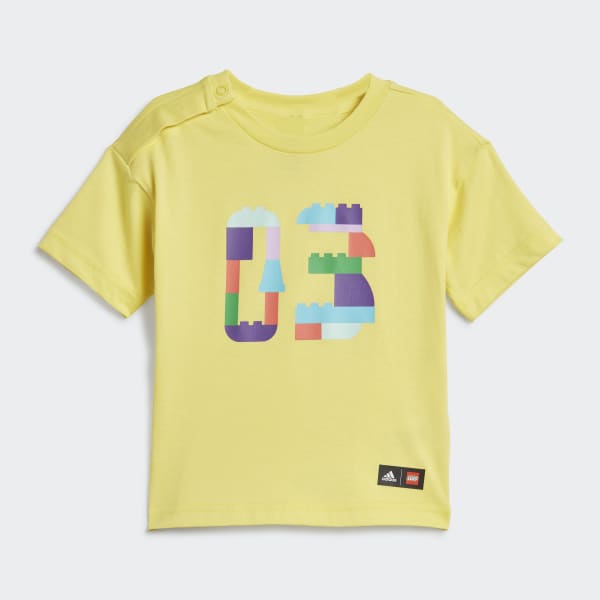 zltá Súprava adidas x Classic LEGO® Tee and Short Leggings