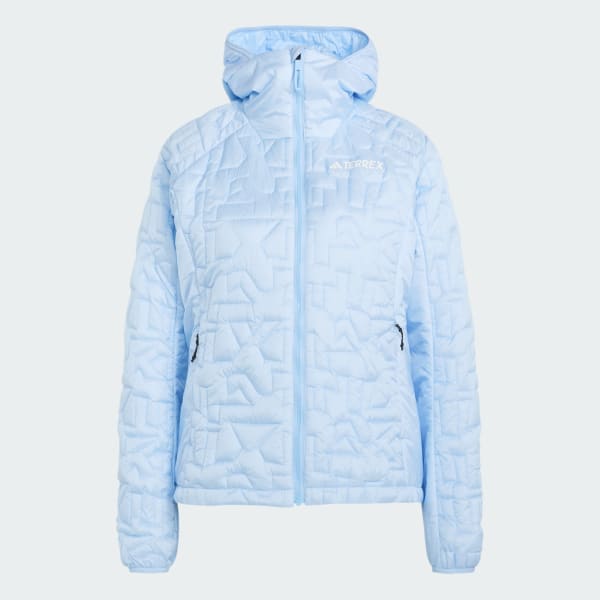 Μπλε Terrex Xperior PrimaLoft Loose Fill Insulated Hooded Jacket