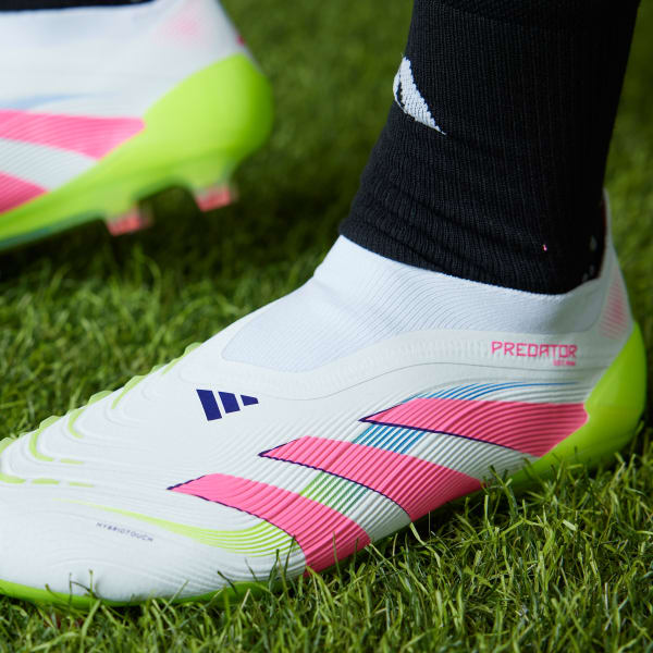 adidas Predator ホワイト/レッド シューズ - メルカリ