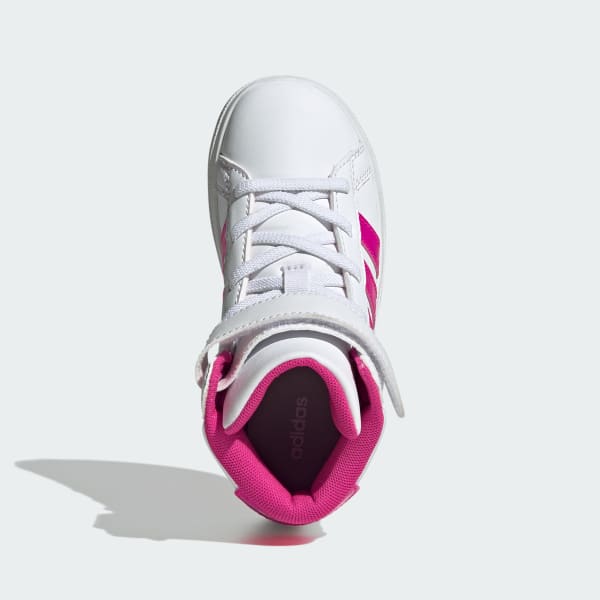 Blanco Zapatillas Grand Court Mid para niños