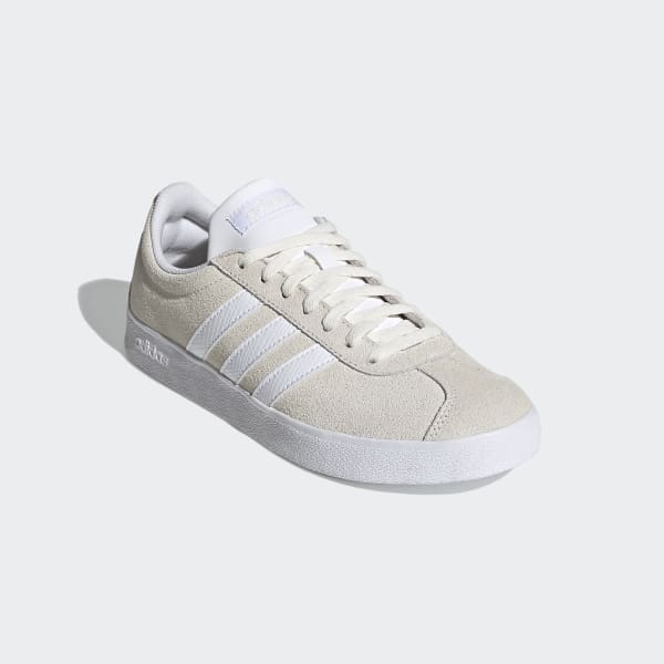 adidas cream and white trainers