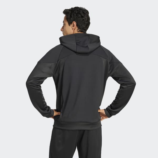 adidas Tiro 25 Full-Zip Hoodie - Black | Free Shipping with