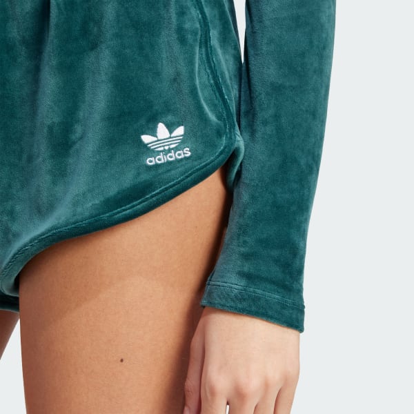 Essentials Velvet Fitted Track Top
