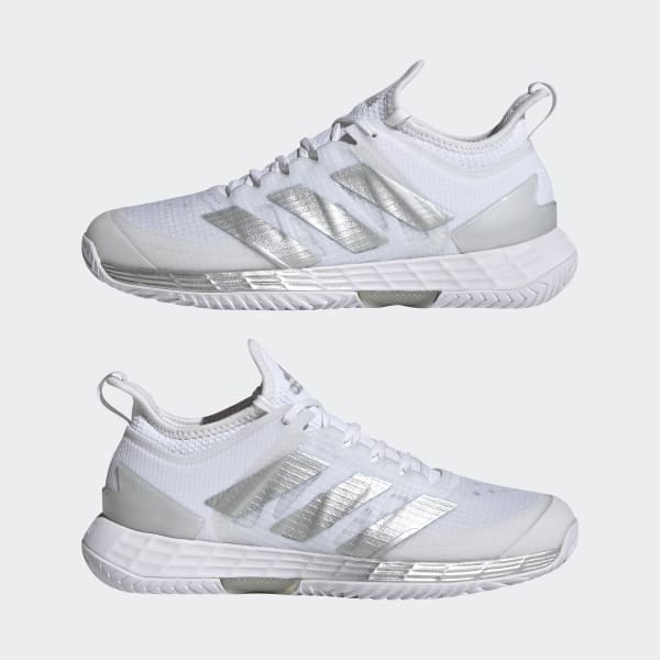 White Adizero Ubersonic 4 Tennis Shoes LVJ84