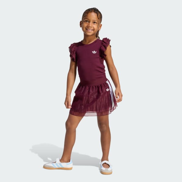 Burgundy SHORT SKIRT