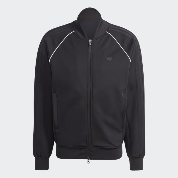 adidas Blue Version SST Track Jacket - Black | Free Shipping with ...