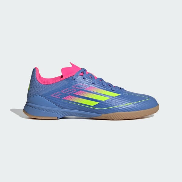 Blauw F50 League Indoor Voetbalschoenen Kids