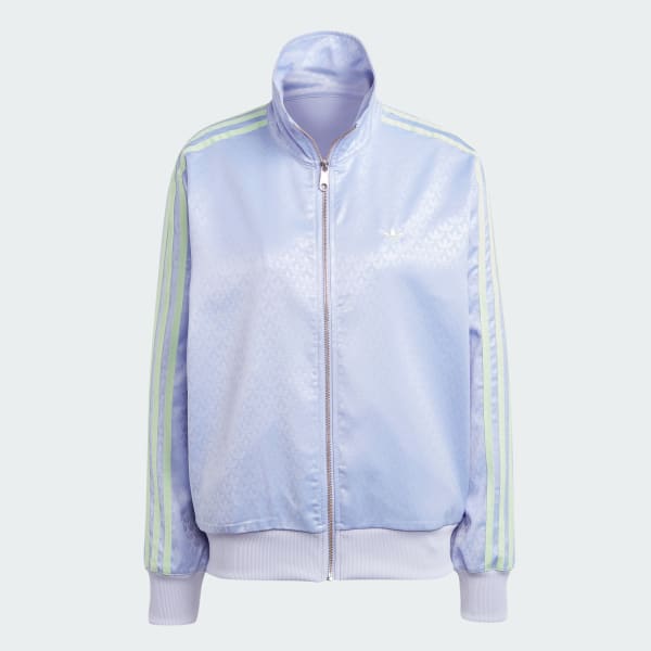 Violeta Chamarra Deportiva Fashion Monogram Firebird Satén