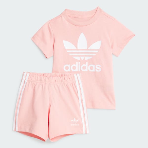 Pink Shorts Tee Set Kids