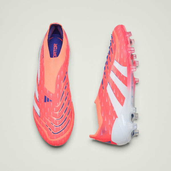 Arancione Scarpe da calcio Predator Elite Laceless Firm Ground