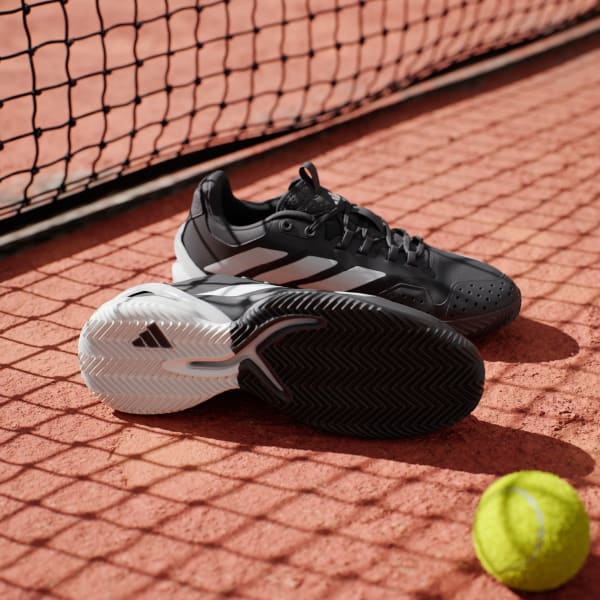 Negro Zapatillas Adizero Cybersonic 2 para Tenis sobre Arcilla