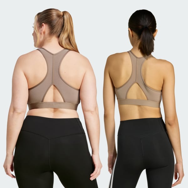 Powerreact Train Medium-Support 3-Stripes Bra