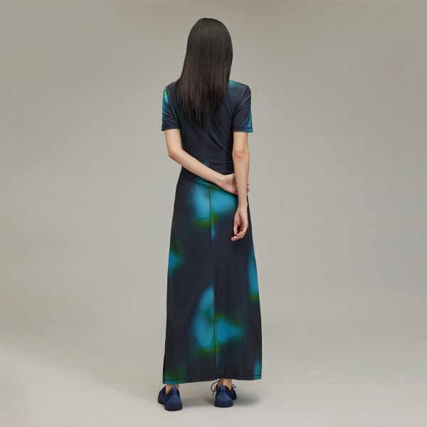 Multicolor Y-3 Fitted AOP Closure Dress