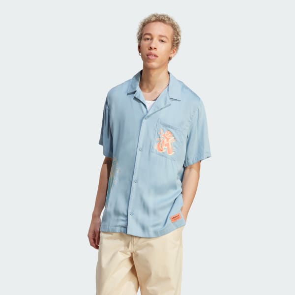 Blue 그래픽 글라이드 셔츠