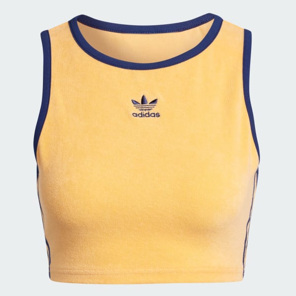 สีส้ม เสื้อกล้ามทรงครอป adidas Originals