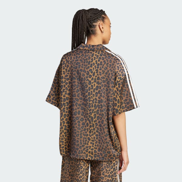 Multicolour adidas Originals Satin Shirt