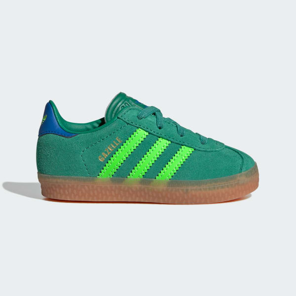 zelená Boty Gazelle Comfort Closure Elastic Laces Kids