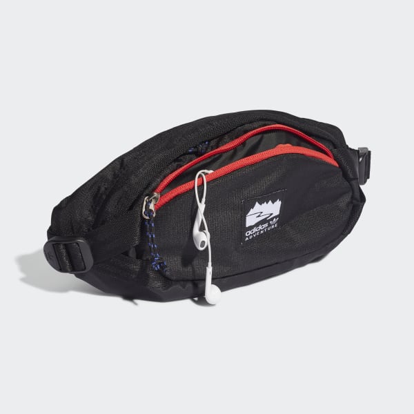 Black adidas Adventure Waist Bag Small IZL81