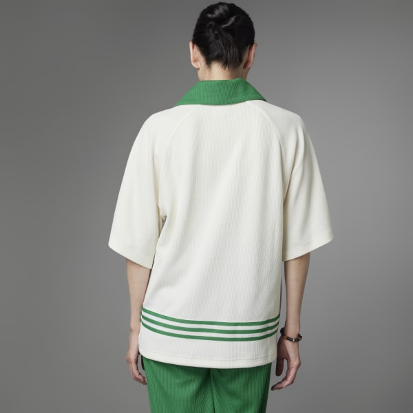 Blanco Camiseta Polo Adicolor Heritage Now Knit