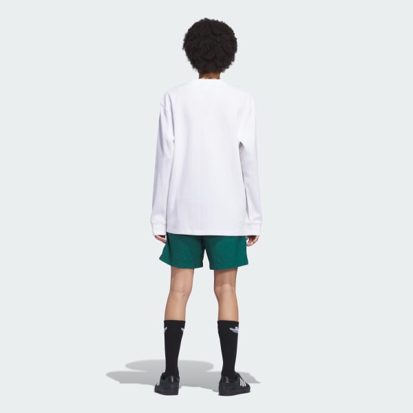 Verde Shorts para  Surf Estampados de Skateboarding (Unisex)