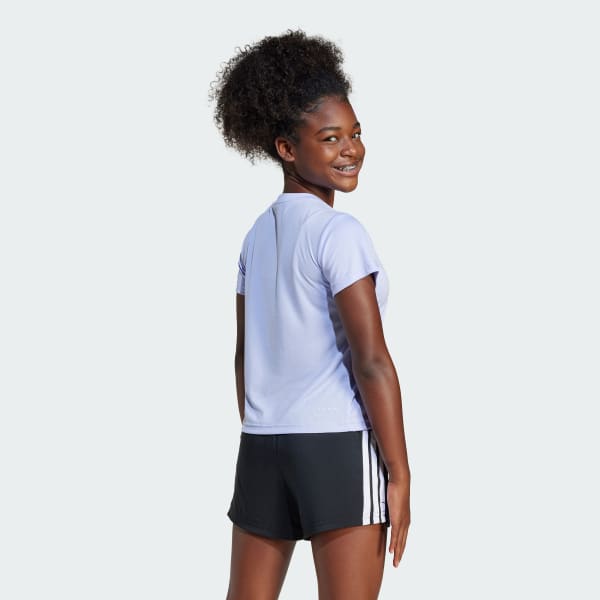 Lila Train Essentials Regular Fit Logo Training kids T-shirt