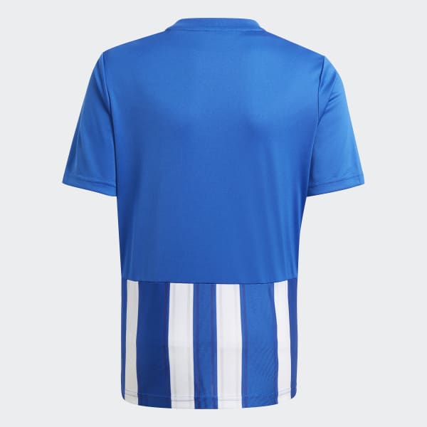 blauw Striped 21 Voetbalshirt