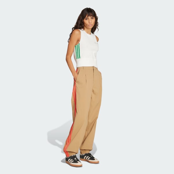 新品♡adidasスリーストライプス ウーブンパンツ アディダスオリジナルスS adidas アディダス（adidas）（メンズ、レディース）ビヨンド ザ
