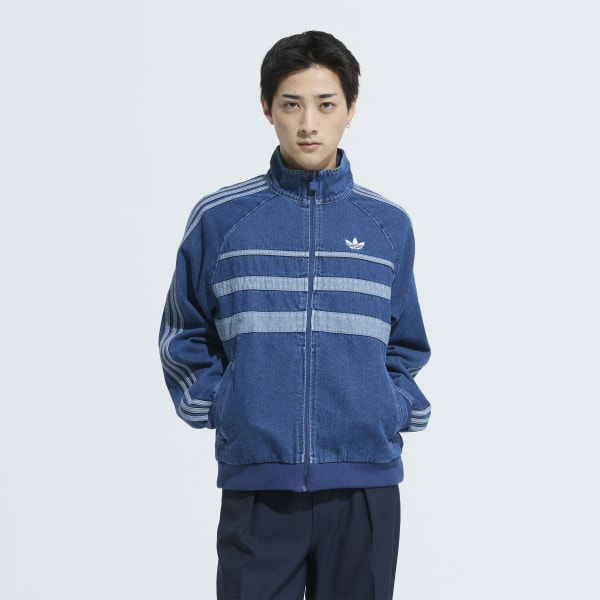 adidas アディカラー ファーストブルー デニム トラックトップ