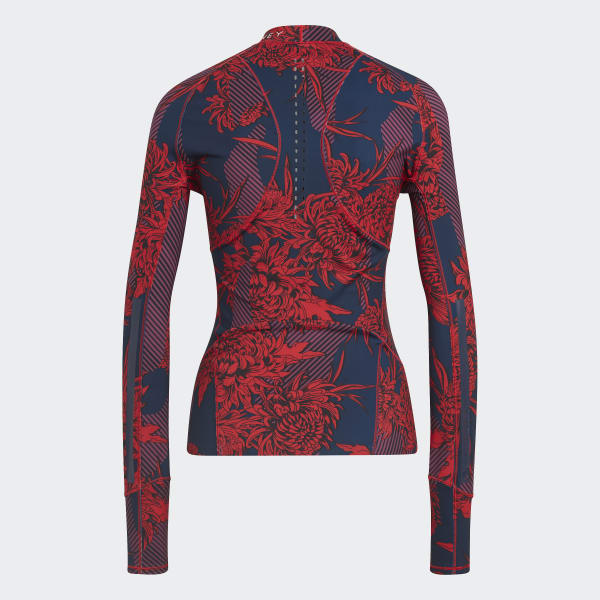 Adidas By Stella Mccartney True Purpose Long Sleeve Top Red Adidas Us