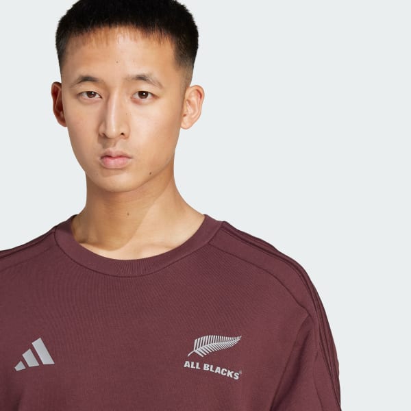 adidas All Blacks Crew Sweatshirt - Burgundy | Free Shipping