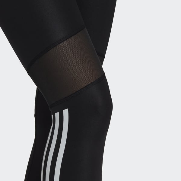 adidas Hyperglam 3-Stripes 7/8 Leggings - Black