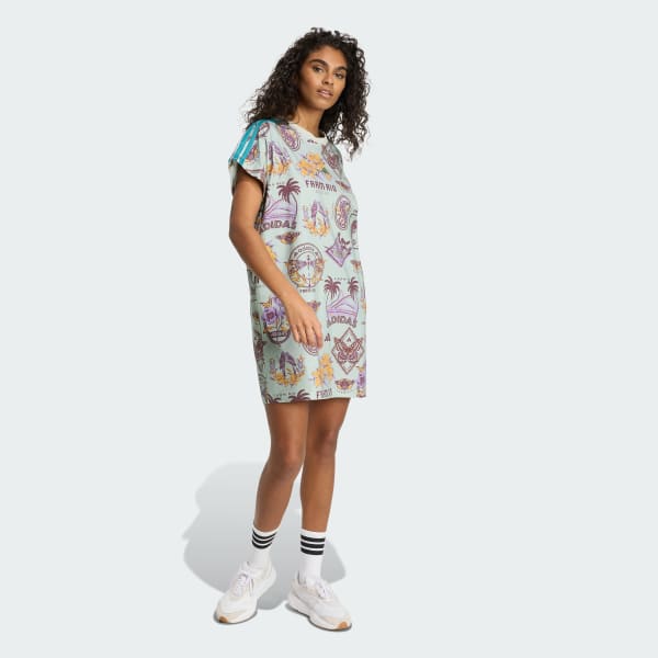 Grey adidas X FARM Commercial Dress