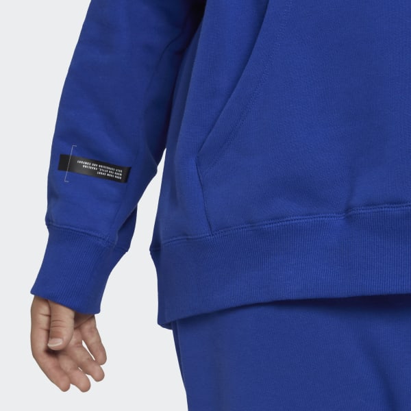 Bla Oversize Hooded Genser (store størrelser) UG639