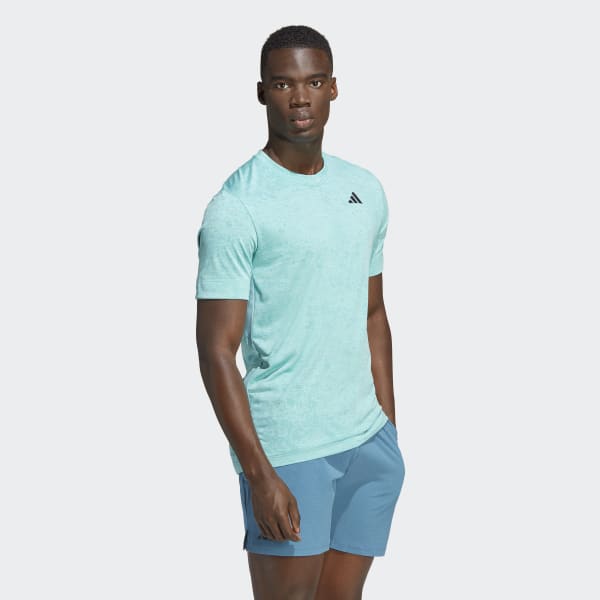 Bleu T-shirt de tennis FreeLift