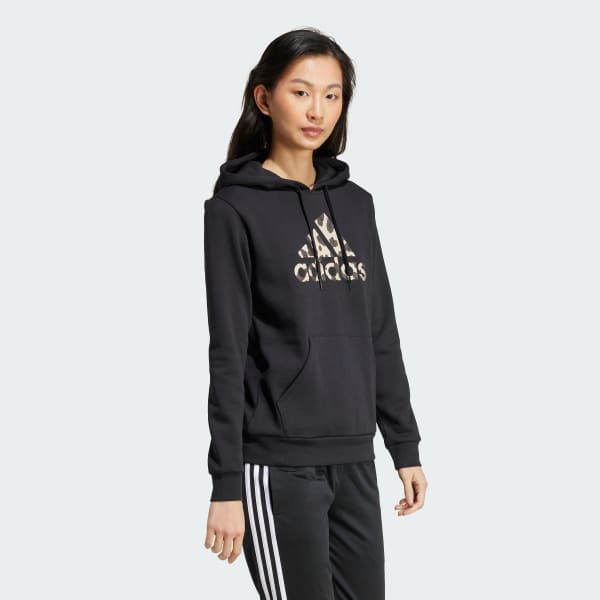 Sort Animal Graphic Hoodie