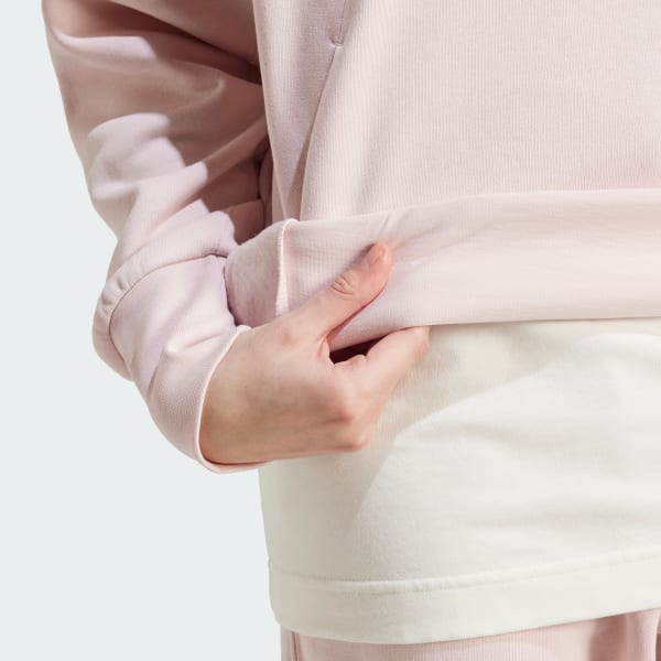 Adidas originals super fleece hoodie pink clearance