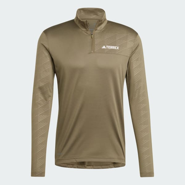 adidas TERREX Multi Half Zip Longsleeve Grun adidas Deutschland
