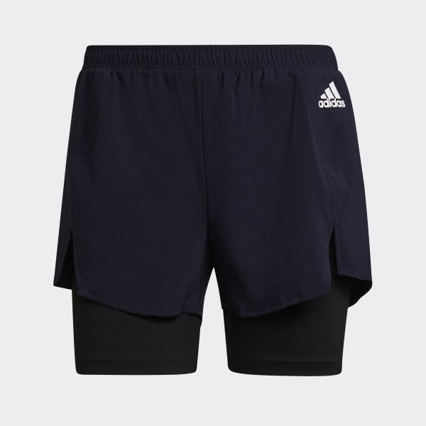 Μπλε Primeblue Designed To Move 2-in-1 Sport Shorts 28745