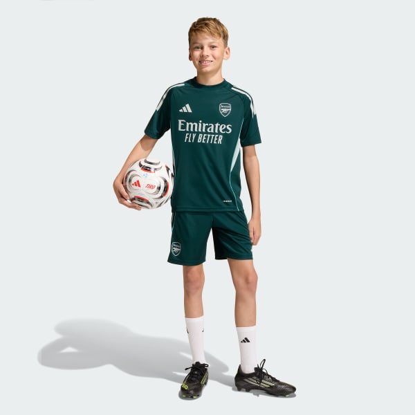Groen Arsenal Tiro 25 Competition Training Short Kids