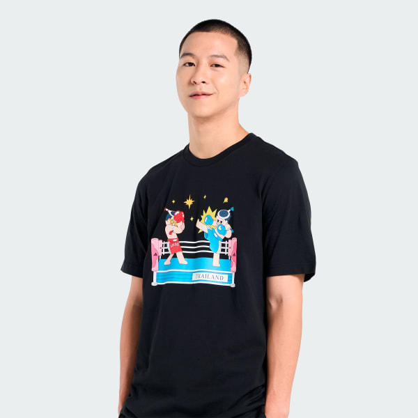 Black Muay Thai Tee