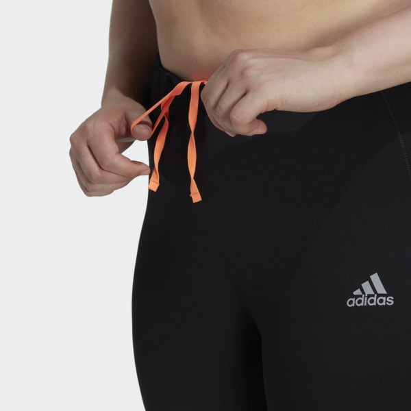 Μαύρο FastImpact COLD.RDY Winter Running Long Leggings (Plus Size)