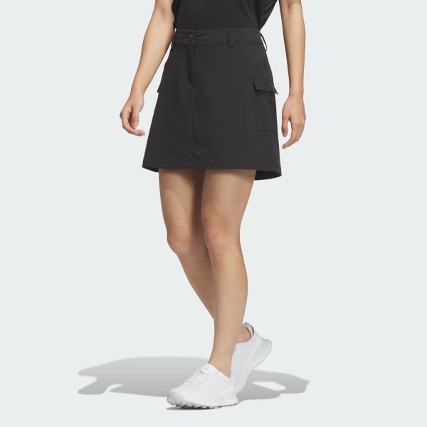 สีดำ กระโปรงยืดขยายได้สี่ทิศทาง